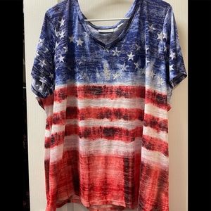 Avenue American Flag Top.